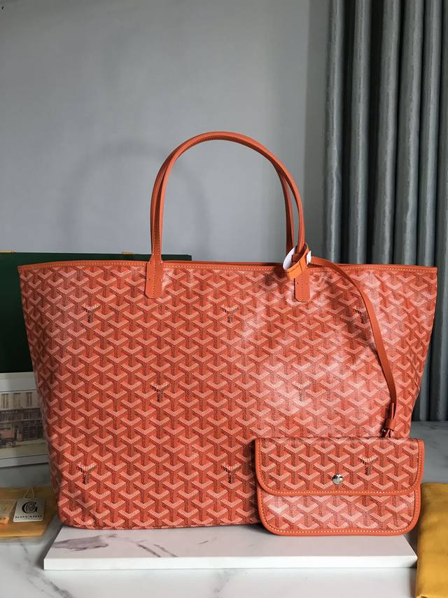 正品级 大号 tote 升级配包夹 goyard 戈雅 经多次研究与改良 不断提升面料与皮质 全方位独家定制只为不断达到客户的高品质要求 底布采用与zp一致的定