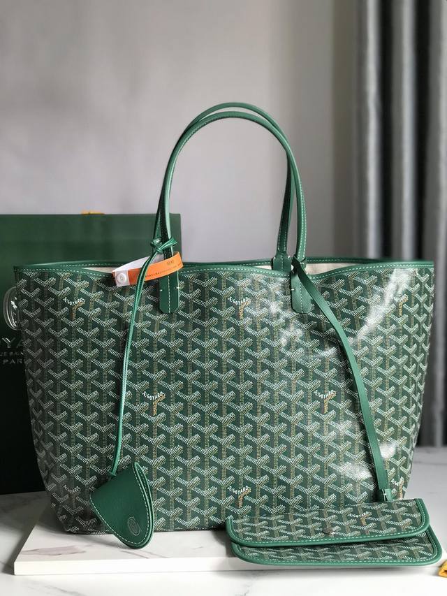 正品级 中号 goyard 戈雅 经多次研究与改良 不断提升面料与皮质 全方位独家定制只为不断达到客户的高品质要求 底布采用与zp一致的定制高品雨露麻 再涂上光