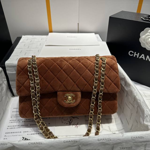 Chanel 秋冬新款cf 1112 1116绒料大mini 新颖焦糖色秋冬必备时尚单品 - 点击图像关闭