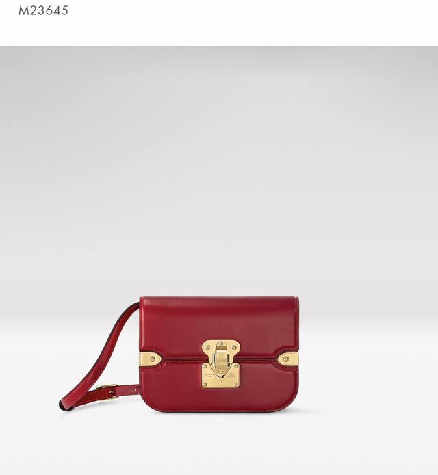 Orsay 中号邮差手袋 M23645 大红色 以细腻皮革诠释法式风尚 Chic-D contract 在正式与休闲之间寻得平衡 N-Lock 锁扣和侧面金属件