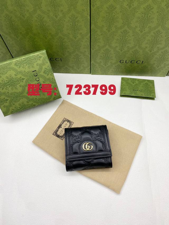 顶级原厂皮配绿盒包装 新款专柜品质 顶级原厂皮 实物实拍 款号:723799 颜色 全皮 黑色 尺寸:W11Xh10Xd3Cm