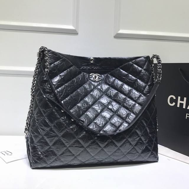 新品 Chanel 最新购物袋 独家订制原厂进口皮 复刻珠光牛皮 尺寸38 32 14