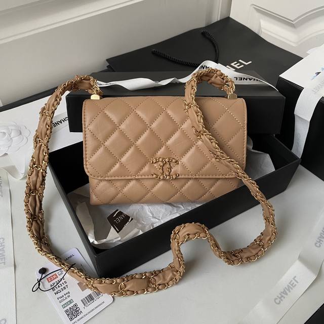 Chanel23K As3572 褶皱牛皮的皮质加粗链条 褶皱的皮感真的很美 19Bag 豆腐包这个链条真的直击心灵13 18 6Cm