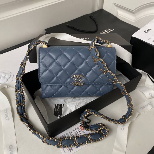 Chanel23K As3572 褶皱牛皮的皮质加粗链条 褶皱的皮感真的很美 19Bag 豆腐包这个链条真的直击心灵13 18 6Cm