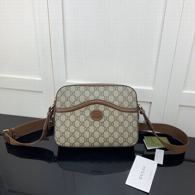 Gucci新款专柜品质 原厂皮 实物实拍 款号 675891杏棕 尺寸 W25 5Xh20Xd6Cm Ddd