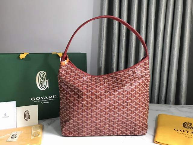 正品级 Goyard Hobo Boh me 流浪包腋下包 灵感来自波西米亚流浪的生活哲学 两大王牌saint Louis Artois系列托特包的综合体 内置 - 点击图像关闭