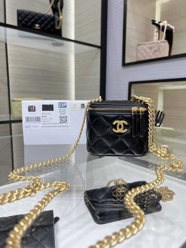 Chanel23P 盒子包 最美山茶花调节扣 可调节链条的 精致绝美 :Ap3300
