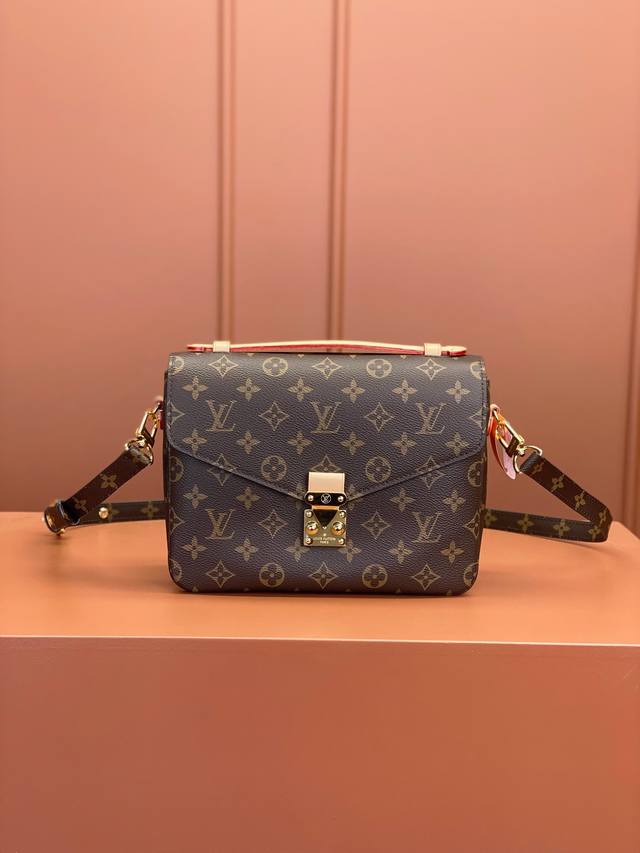 特级mb芯片版原厂皮 P Pochette M tis 手袋 型号 M44875 材料 A级全钢五金 进口原厂面料 包装 全套原厂免税mb包装 尺寸 25X19