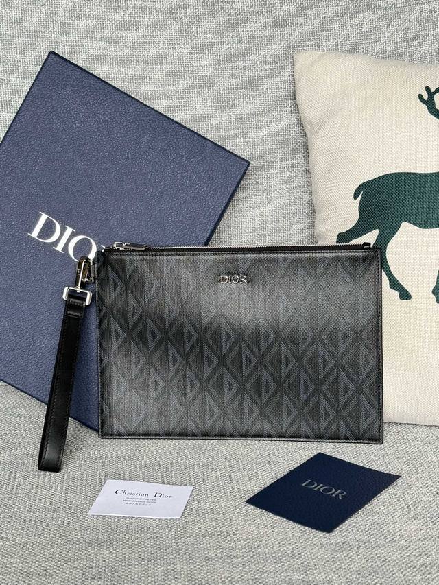 A4手拿包 Handbag Dior 2024年爆款手包 A4 系列 Oblique 印花 编号:2Esca339Yse_H05E 印花三个 颜色 蓝色 米白色