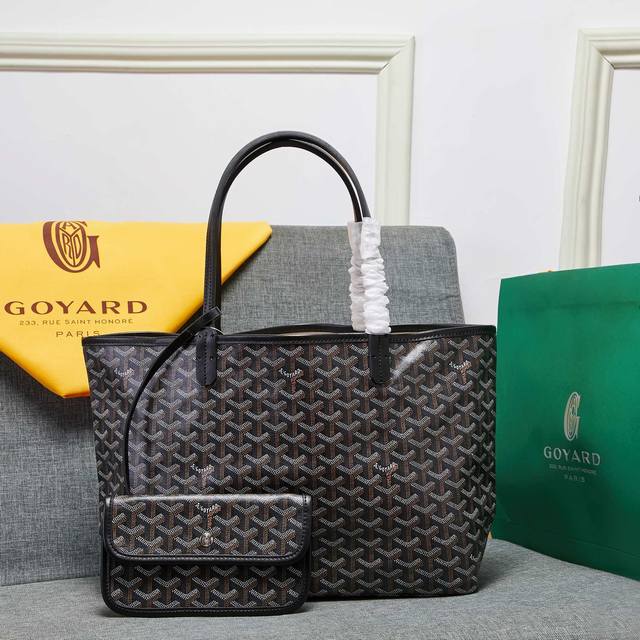 goyard 明星同款购物袋真皮单肩子母大容量手提大包旅行包 配真皮 尺寸:大号底长40*上长55*底宽15*高30cm 中号底长34*上长46*底宽15*高2